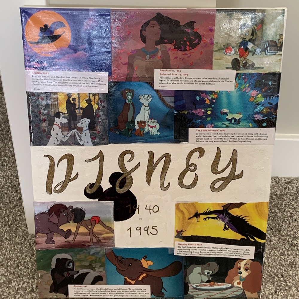 Handmade Disney collage